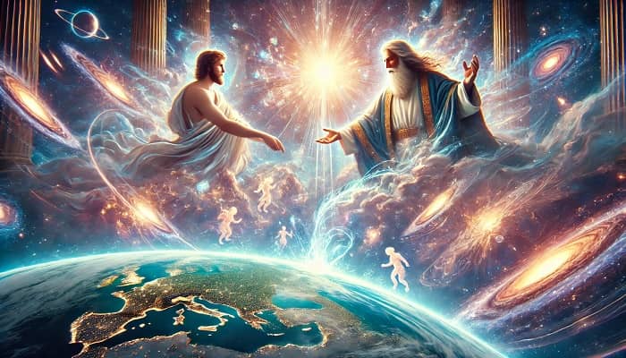 Đức Chúa Trời và Đấng Christ cùng nhau sáng tạo loài người theo hình ảnh của Ngài.