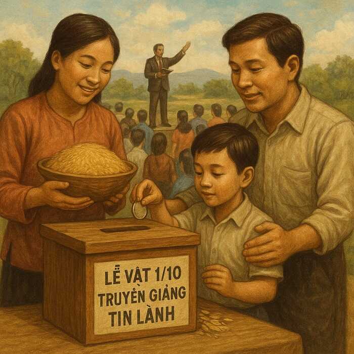 Lễ vật một phần mười dùng dể dành cho người truyền giảng phúc âm